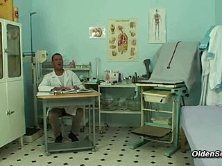 Blonde Cougar In Stockings Visits Doctor In Hospital Office For Oral Blowjob And Intense Fucking