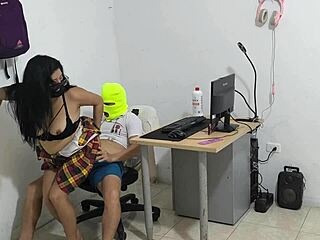 Dirty Neighbor Begs For Cock And Acts Like Snail!