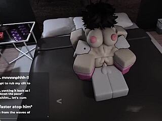 This adorable gamer girl in Roblox works hard to satisfy every desire