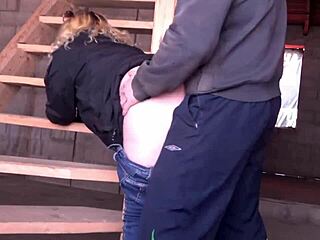 foreman and new employee get busy at construction site 😏