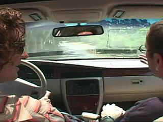 why is this redhead slut fucking outdoors?