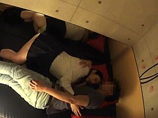 Curvy Japanese Schoolgirl With Big Natural Tits Gets Secret Massage