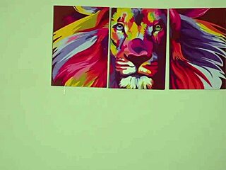 Oiling up sexy redhead's small tits and ass for intense massage