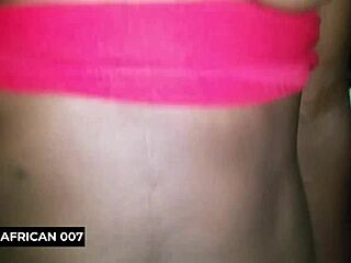 Skinny girlfriend's friend does hot striptease for me, watch full video! 🔥😏