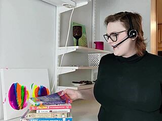 Bbw bimbo Emma Lilly transforms into horny blonde needing intense fucking session