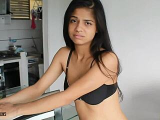 i feel so passionate about morning creampie with sexy brunette