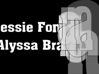 both babes flaunt their asses and thong panties before alyssa dives into sucking that monster cock 😏🍑