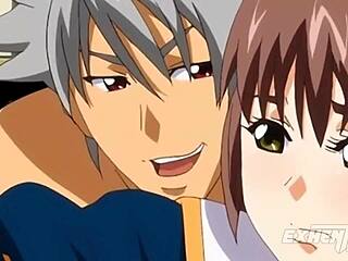 hey, what if this young anime student experiences his first intense creampie adventure?