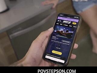 milf gets on knees making dreams come true