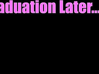 Graduation Gift For Sexy Teen Aria Valencia With Blowjob And Riding