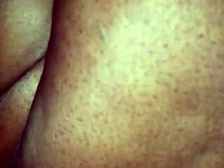 Ebony Beauty Sucks Cock Deepthroat and Takes Anal Fucking Until Creampie Fills Her Ass