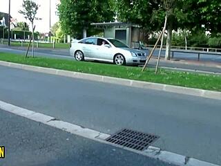 burning brunette casually enjoys sucking on good cocks in her everyday routine