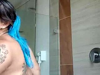 Danabarzagli - mientras estoy SOLITA me TOCO muy RICO con TATTOOED body and SMALL TITS gaping in SOLO masturbation.