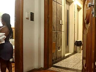 this lil short curvy latina rides big cock bareback until creaming her juicy ass