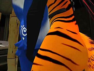 Blue Vixen Dominated with Intense Blowjob and Rough Fucking in Latex BDSM