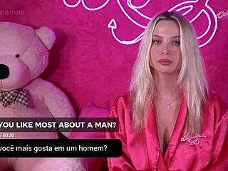 Whoa check out this blonde brazilian babe gi genesini masturbating her big tits and ass solo