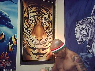 behind the scenes maxxx loadz pounds asian pussy in italian shoot