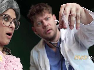 Czech granny adores passionate encounters with horny doctors