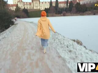 vip4k encounters innocent couple by lake and introduces girl to wild threesome with big cock sharing