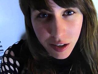 stepdaughter jealous of new girlfriend! mouthful cum swallow facial from amateur teen roleplay with braces!