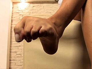 Are you ready for my goddess dangling shoes and barefoot soles tease?