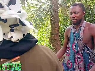 curvy blonde bbw rides big cock outdoors in doggystyle and cowgirl positions