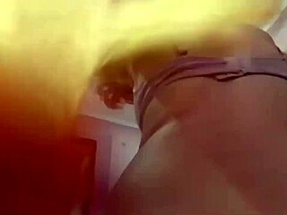 Wet panties leading to crazy orgasm with fat ass worship and fingering in see-through dress 😍🍑💦