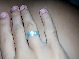 Young brazilian redhead with big ass masturbates solo showing curly short hair and pink pussy