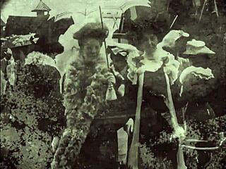 Vintage Lesbian Threesome: 1950s Hairy Pussy vs 1960s Beaver Action