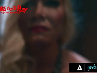 Are you ready for this wild lesbian gangbang? We're fisting, strapping on, and squirting everywhere in this warriors parody!