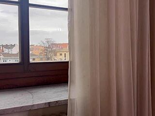 busty escort kira queen teases with big tits