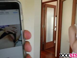 Blonde Stepsis Lily Rader Takes Homemade Teen Blowjob Banging With Big Cock Group Action