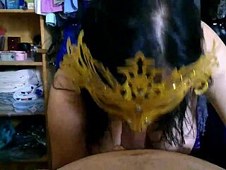 Check out this pregnant beauty Gloria giving Paco an unforgettable oral session in group fun