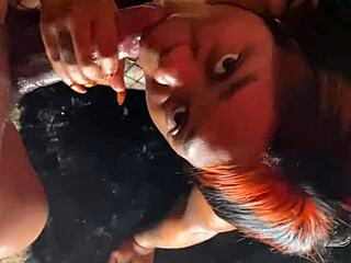 uh mass compilation of lace & fishnet sextapes with sloppy riding big black cock and spitting cum on ebony ass