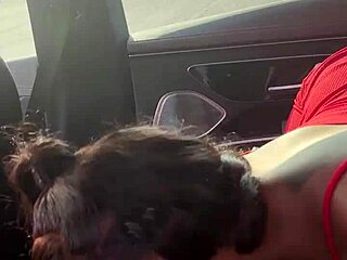 Man, sucking that big black cock sloppy by the lake feels so wild and wet!