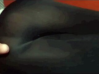 I let my horny Latina friend stay over in tight leggings and finally recorded her