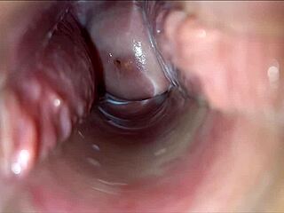 Hey, check out this pulsating orgasm deep inside a horny vagina during intense masturbation