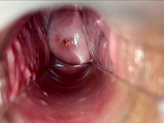 Hey, check out this pulsating orgasm deep inside a horny vagina during intense masturbation