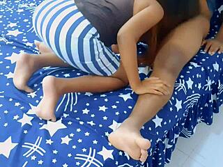 Husband Pounds Curvy Indian Beauty In Bed While She Sleeps, Riding Cowgirl On Big Cock For Wet Orgasm.