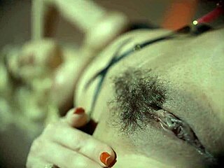 Blonde Babe Jasmine Rouge Indulges in Pissing and Cock Addiction with Hairy Pussy Masturbation, Deepthroat Blowjob, and Cum in Mouth