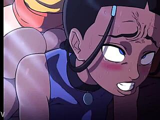 Avatar with that big ass gets some wild anal masturbation action going on