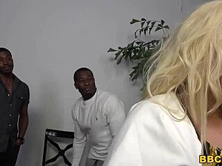 Brooke Summers Thrives in Threesome Action with Massive BBCs