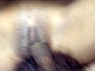 Boldly pounding shaved pretty pussy tight and wet until explosive creampie inside