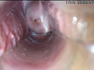 Hey, check out this pulsating orgasm deep inside a horny vagina during intense masturbation