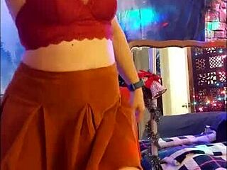 Intriguing hotwife Steffi dances with pussy focus in pmv promo clip.