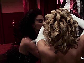 Whorny Films Intense Office Threesome With Sloppy Muff Diving And Hardcore Pussy Fucking Parody!