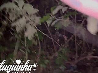 Casual outdoor anal fucking with squirting blonde in abandoned house.