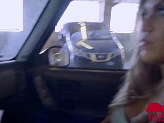 nicole rey suggests stealing secrets with cowgirl riding and bent over doggystyle in car