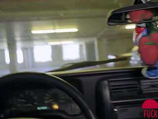 nicole rey suggests stealing secrets with cowgirl riding and bent over doggystyle in car