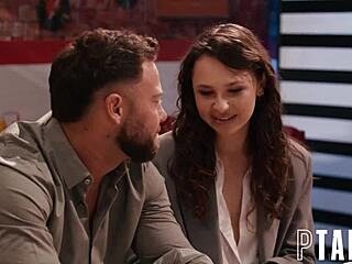 What Secrets Unfold When Seth and Liz Jordan Sneak Around the Diner in Taboo POV Action